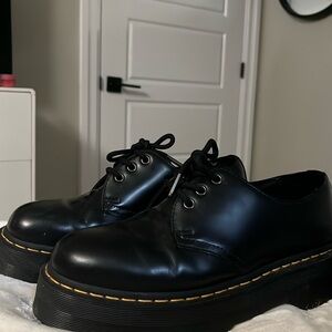 8053 Leather platform casual shoes